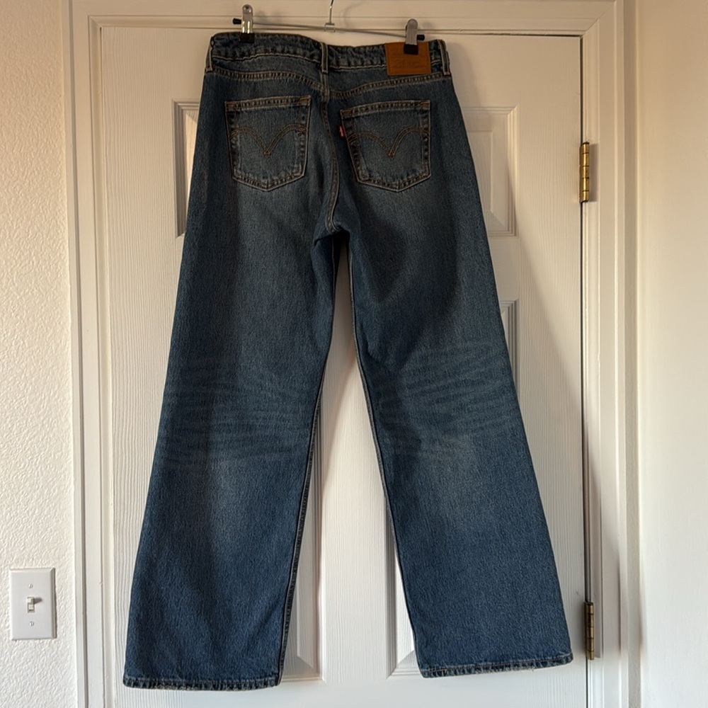 Levi’s low and loose wide leg jeans